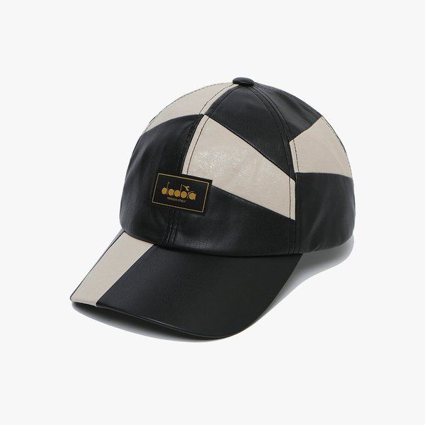 <매장정품> diadora 디아도라 [공식스토어] 이크 컬러블럭 볼캡 BLACK (D3443LCP09BLK) 1506235