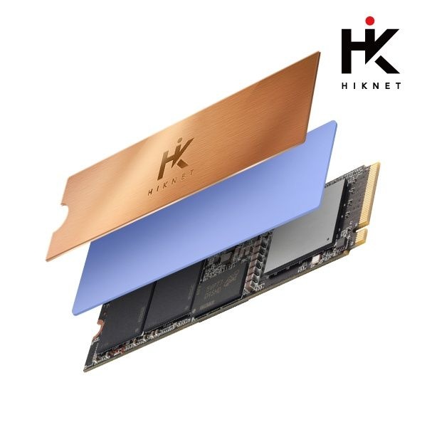 하이케이넷 NVMe M.2 SSD 구리 히트싱크 방열판 써멀패드 HiK CL-P1