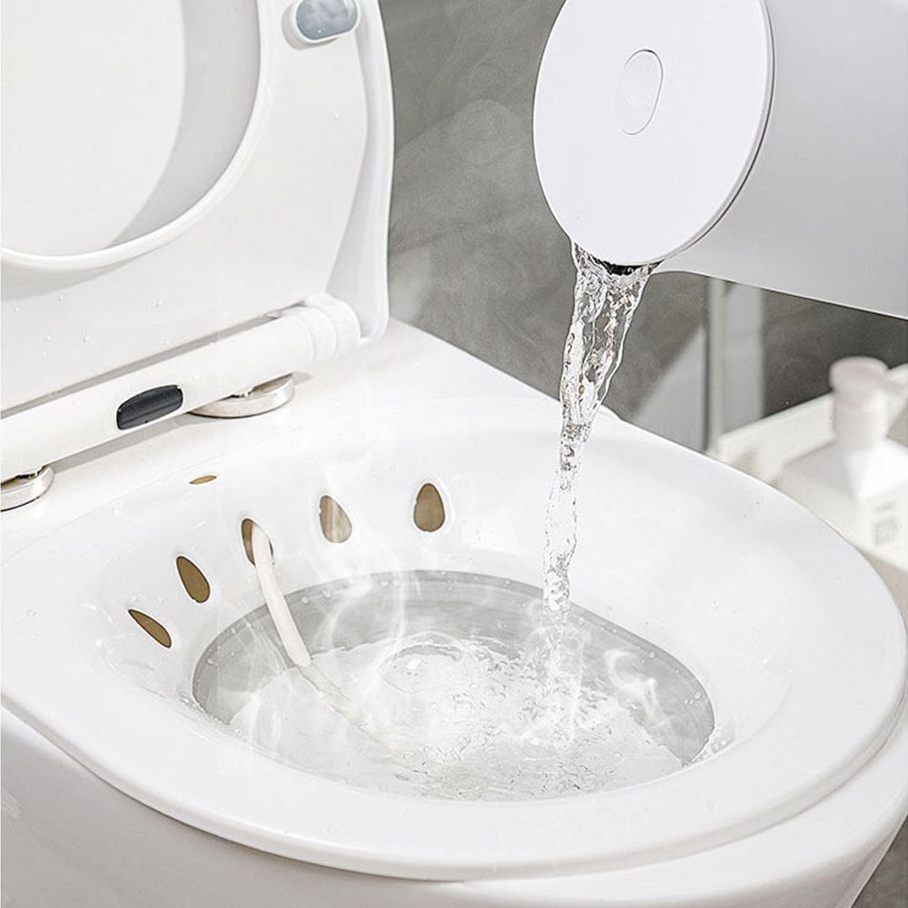 셀프비데 접이식 고정 좌욕기 높이 가정 좌훈기 버블 그레이 마사지 구조 공학 배수 구멍
