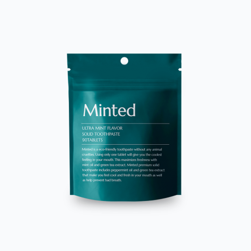 MINTED MINTED 울트라민트 고체치약 90정 리필형1259872