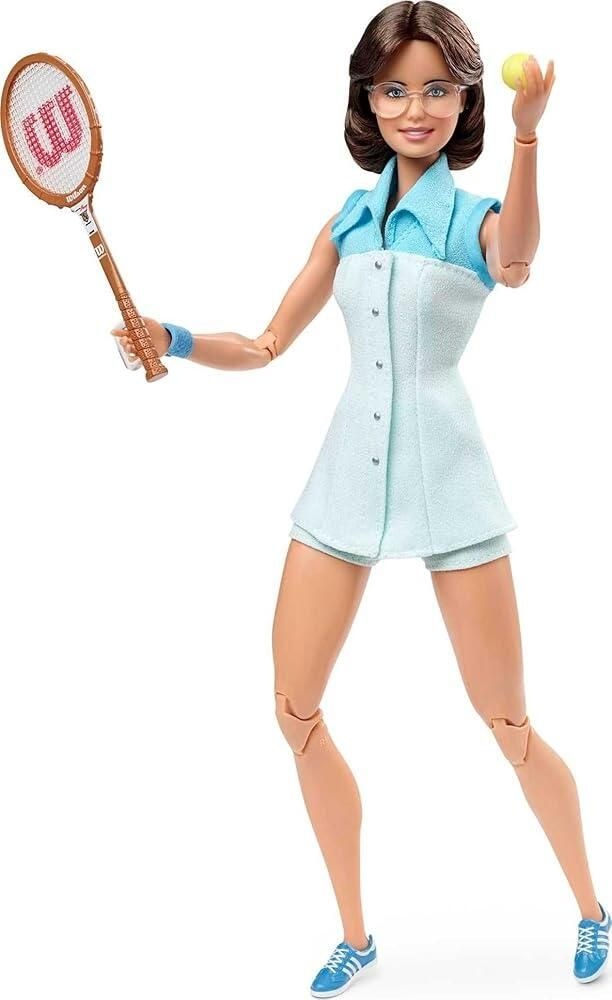 [해외] 바비 Inspiring Women Series 빌리 진 킹 콜렉터블 인형 30.5 cm12 인치 [호환]