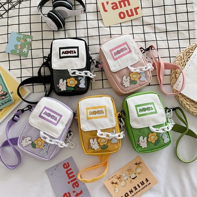 라인컴퍼니 협력업체 아동용 미니 크로스백 토들러 핸드폰 가방