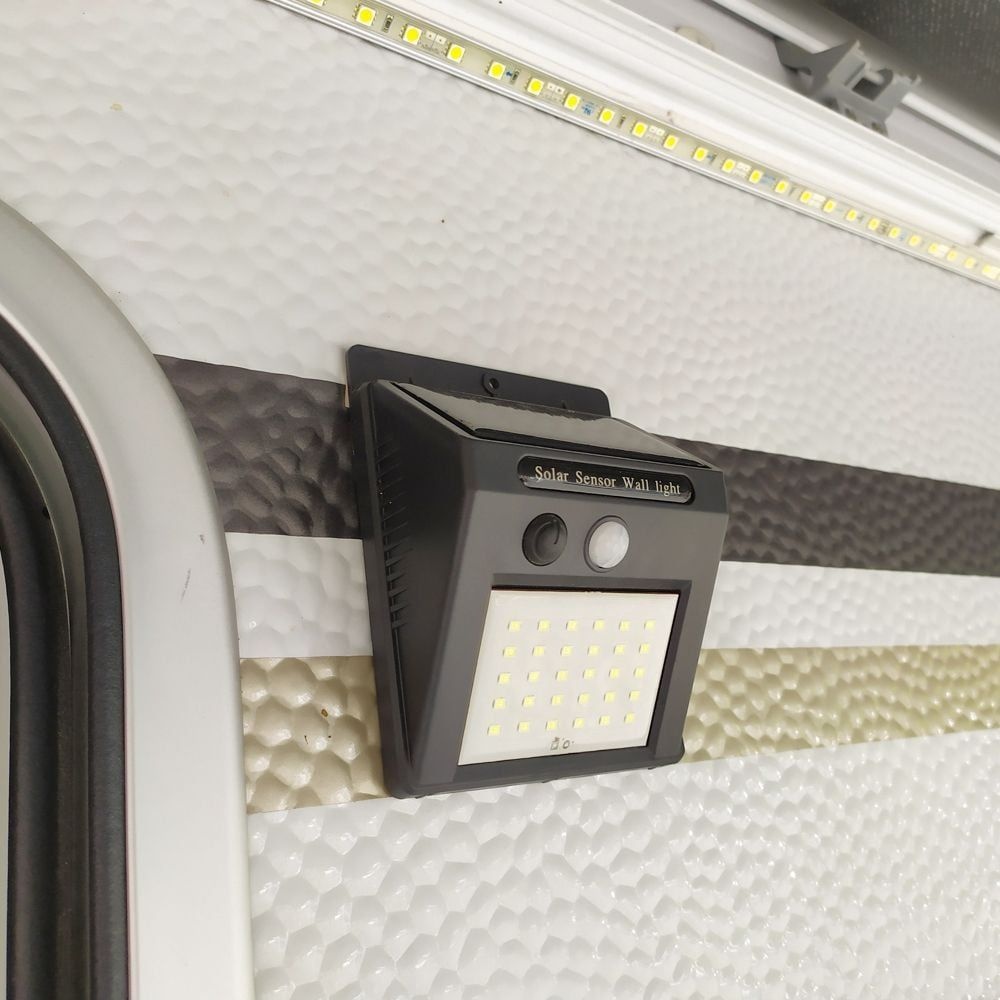 고사 감지 방수 가성비 태양광 현관등 양면 배터리 조명 센서 서버