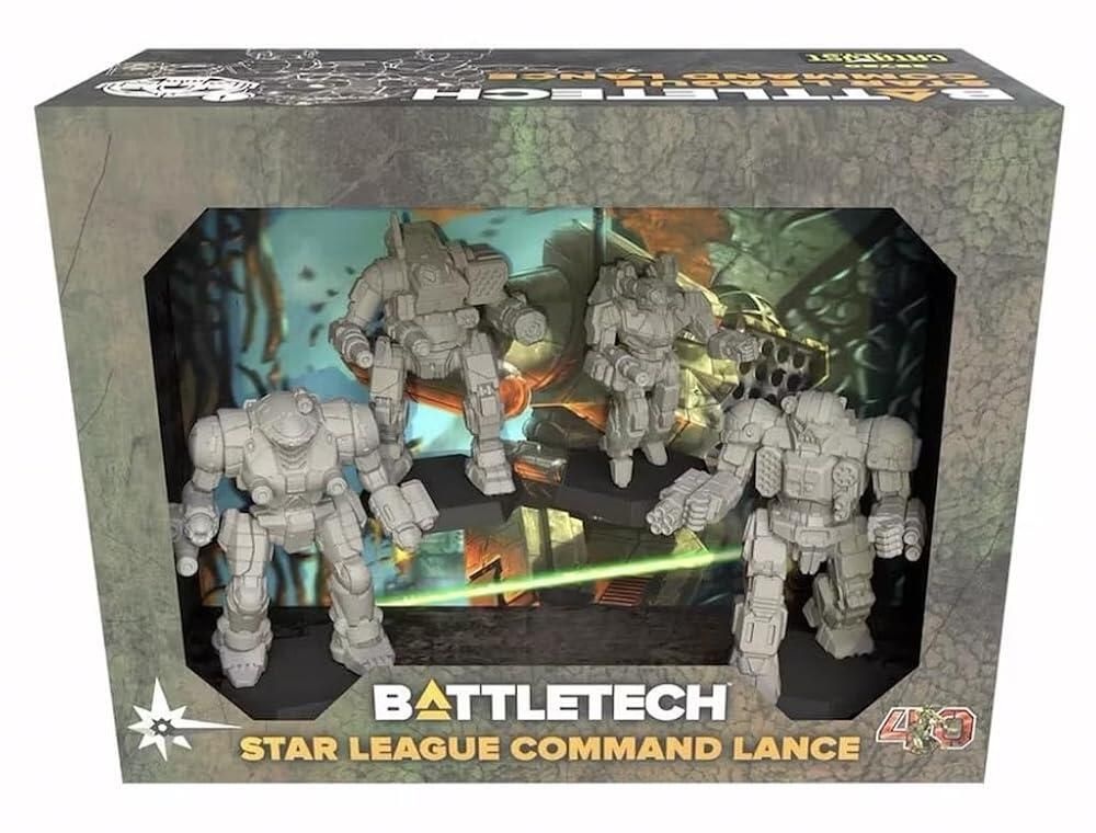 Catalyst Game Labs BattleTech 스타 리그 커맨드 랜스 미니어처 게임 플레이어 2명 플레이 시간 30분 [호환]