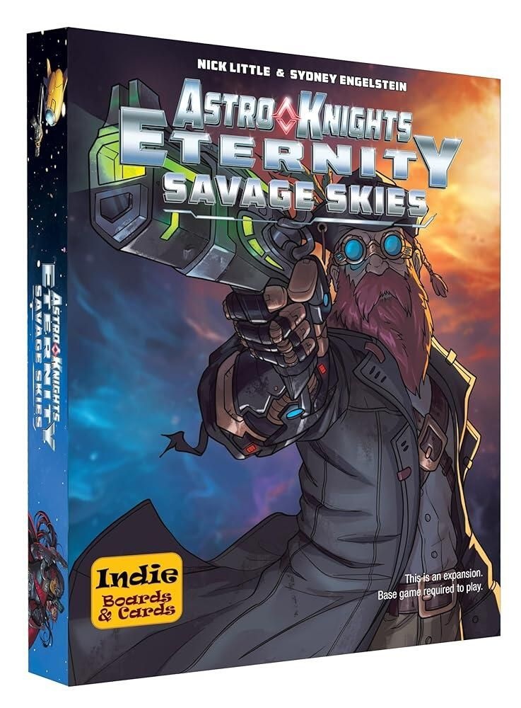 Indie Boards and Cards [해외] Astro Knights Eternity Savage Skies by Indie Boards & Card 전략 게임 확장판 1-4인용 플레이어 [호환]