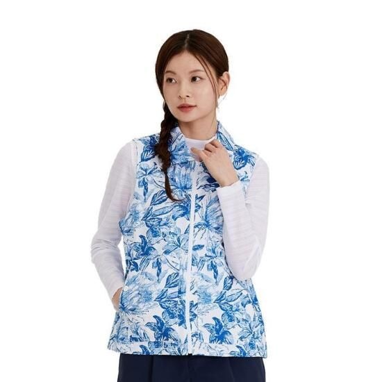 밀레millet MILLET MG01 밀레 40%행사 여성여름조끼 신축성좋은 세미오버핏 카라형 시어서커 베스트 MLUU 2011434