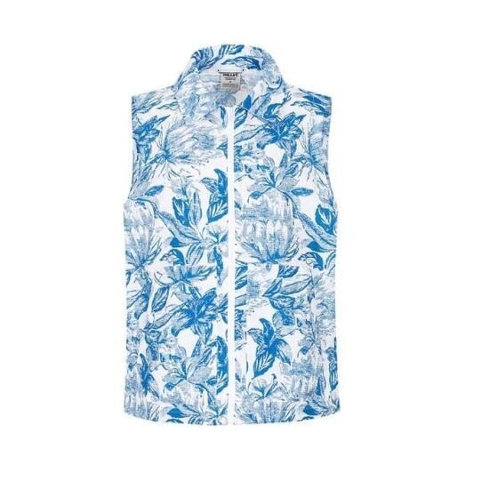 밀레millet MILLET MG01 밀레 40%행사 여성여름조끼 신축성좋은 세미오버핏 카라형 시어서커 베스트 MLUU 2011415