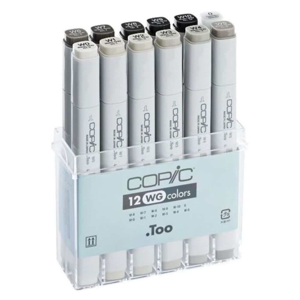 코픽 클래식 트윈마카 세트 12색 Warm Gray