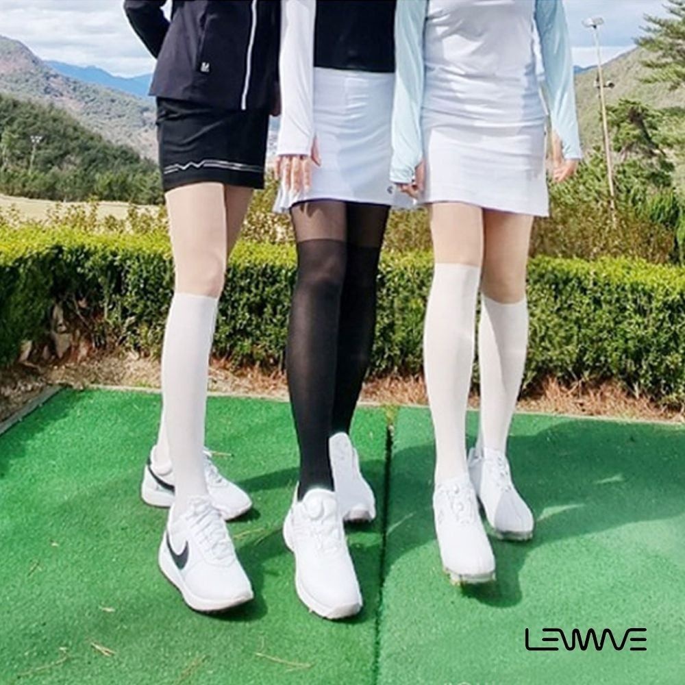 자외선차단 무릎 골프 야외 골프장 LW투톤 블랙 라인 가격 스포츠 기기 골프스타킹 결과
