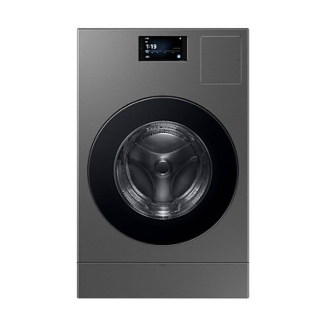 삼성전자 비스포크AI콤보 25/18kg (177.8mm LCD) 다크스틸(WD90F25AHS)