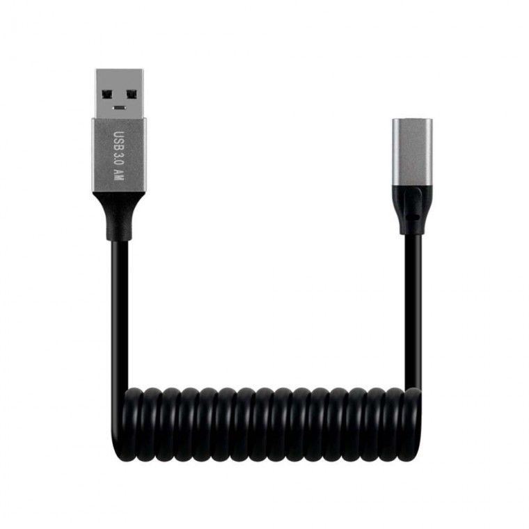 USB3.0 C타입 스프링 케이블 30CM-1M 데이터 전송속도 5gbps 노트북 PC 컴퓨터 스