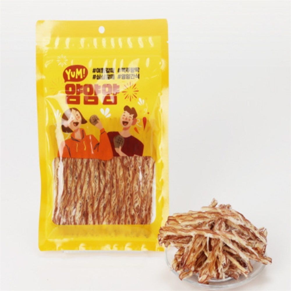 유쎌몰 황토가마에 구운 오징어맥반석구이 100G 오징어포 간단술안주