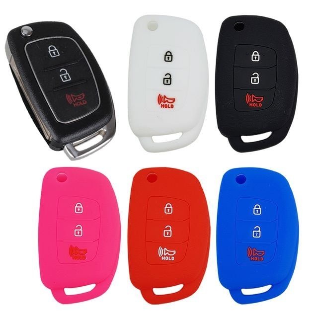 뉴엑센트 뉴마이티 실리콘 폴딩키케이스 키링 차량 인테리어 익스테리어 용품 소품 튜닝 꾸밈 멋진 이쁜