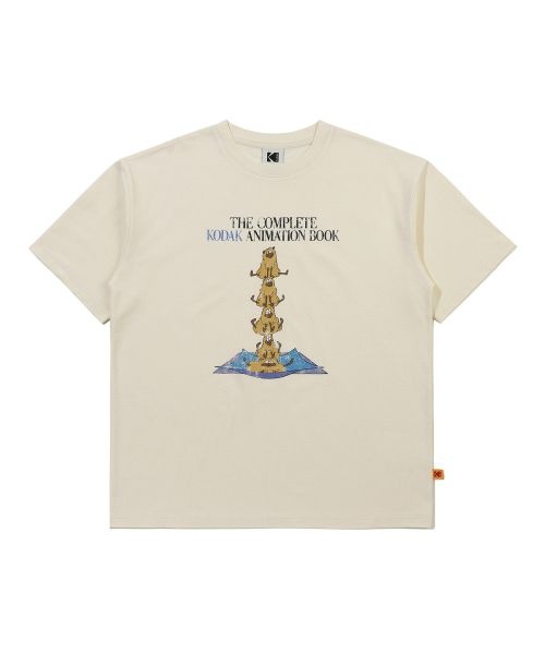코닥 KODAK 소로나 애니매이션 그래픽 반팔 티셔츠 IVORY K6223LRS60IVR 376399