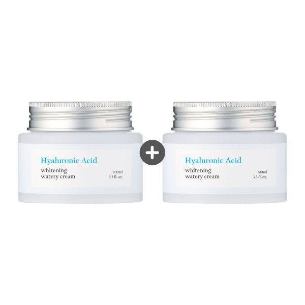 수분보충 퓨어그라운드 히알루론산 화이트닝 수분크림 100ml 2개 1안티에이징 주름개선 탄력강화1 행사중