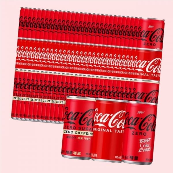 코카콜라 코카콜라 190ml x 90캔 오리지널 제로칼로리 제로제로 4528640