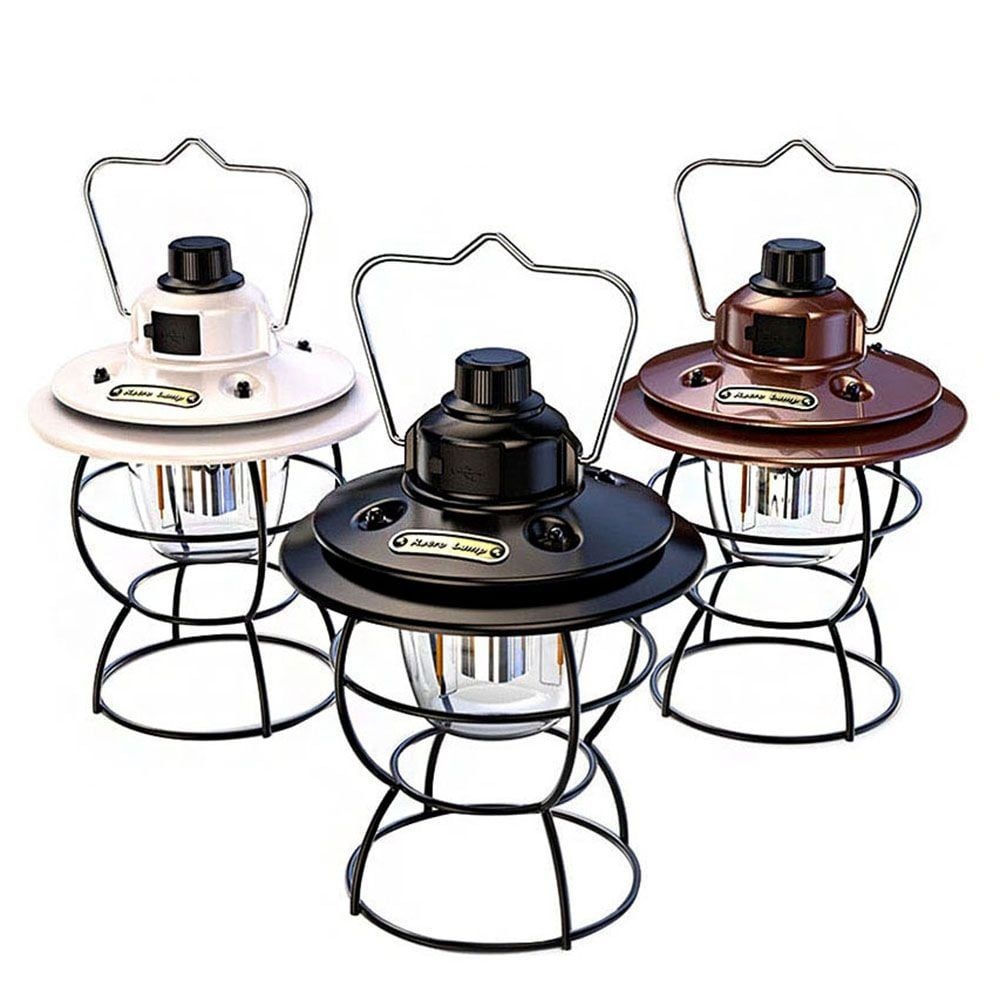 빈티지 디자인 캠핑 낚시 감성 LED 랜턴 충전 조명등