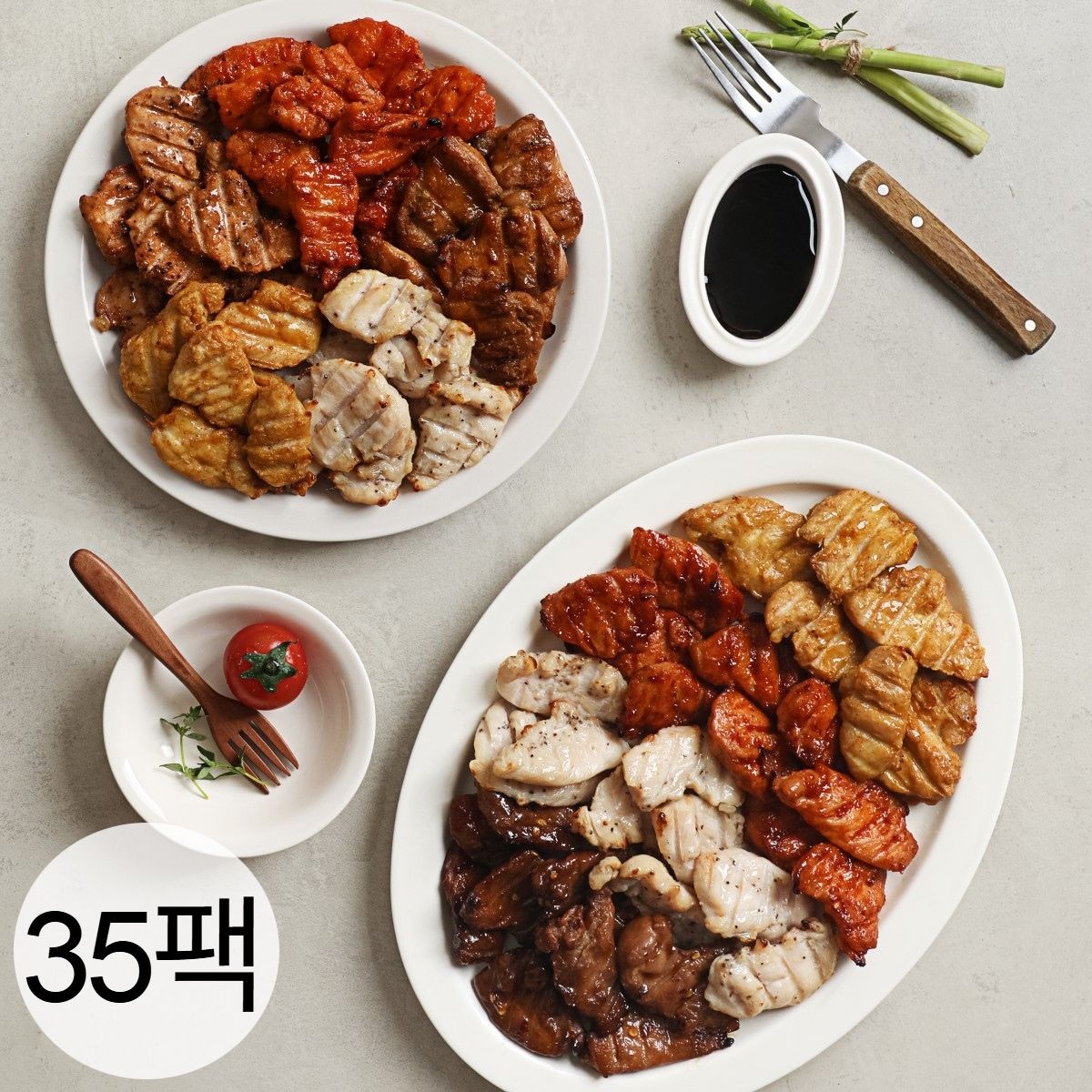 다신샵 다신샵 단백질 22g~ 닭신 쫄깃 특수부위 닭안심살 닭갈비맛 외 7종 35팩 산 냉장육 고단백 3730389