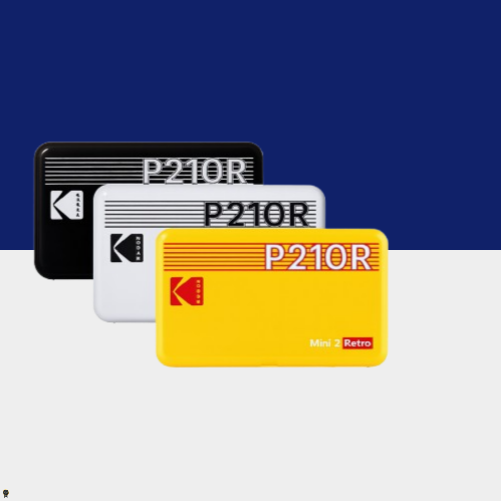 코닥 미니 2 레트로 포토프린터 사진인화기 카트리지 8매 내장