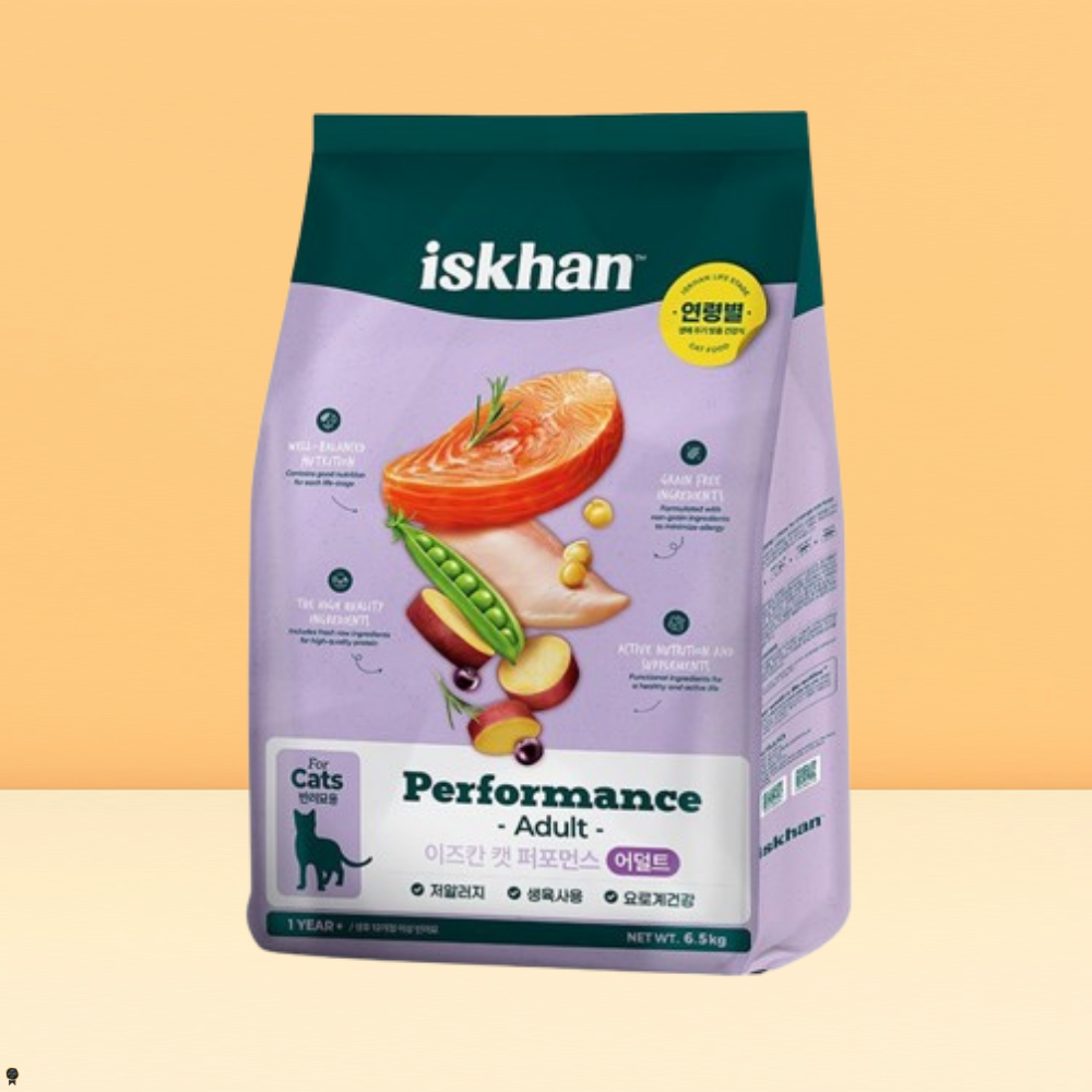이즈칸 캣 퍼포먼스 저알러지 요로건강 어덜트 6.5kg