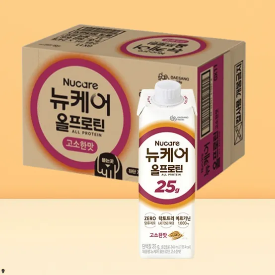 뉴케어 올프로틴 유케어 락토프리 프로틴 음료 고소한맛 24팩