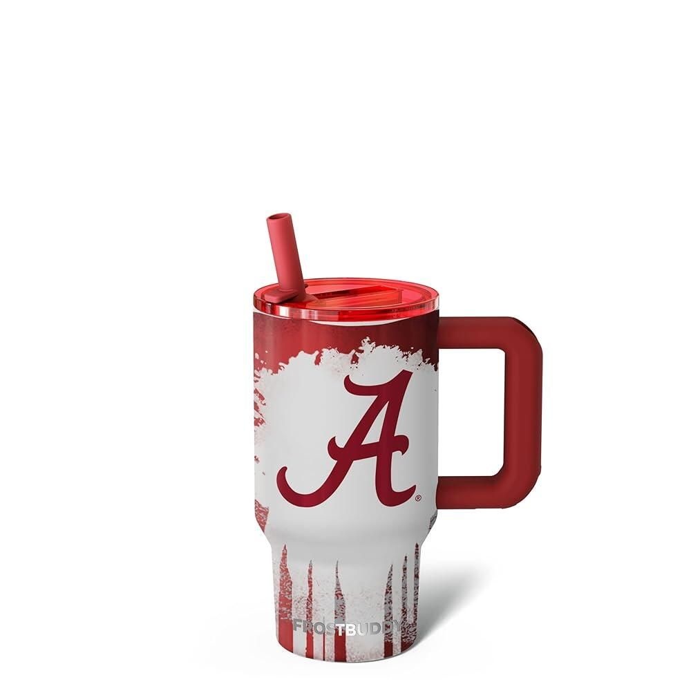 [해외] Thicc Buddy - 1.2L(40온스) 스테인리스 스틸 진공 단열 텀블러, 물용 뚜껑과 빨대 포함 여행용 머그 컵홀더 친화적 여