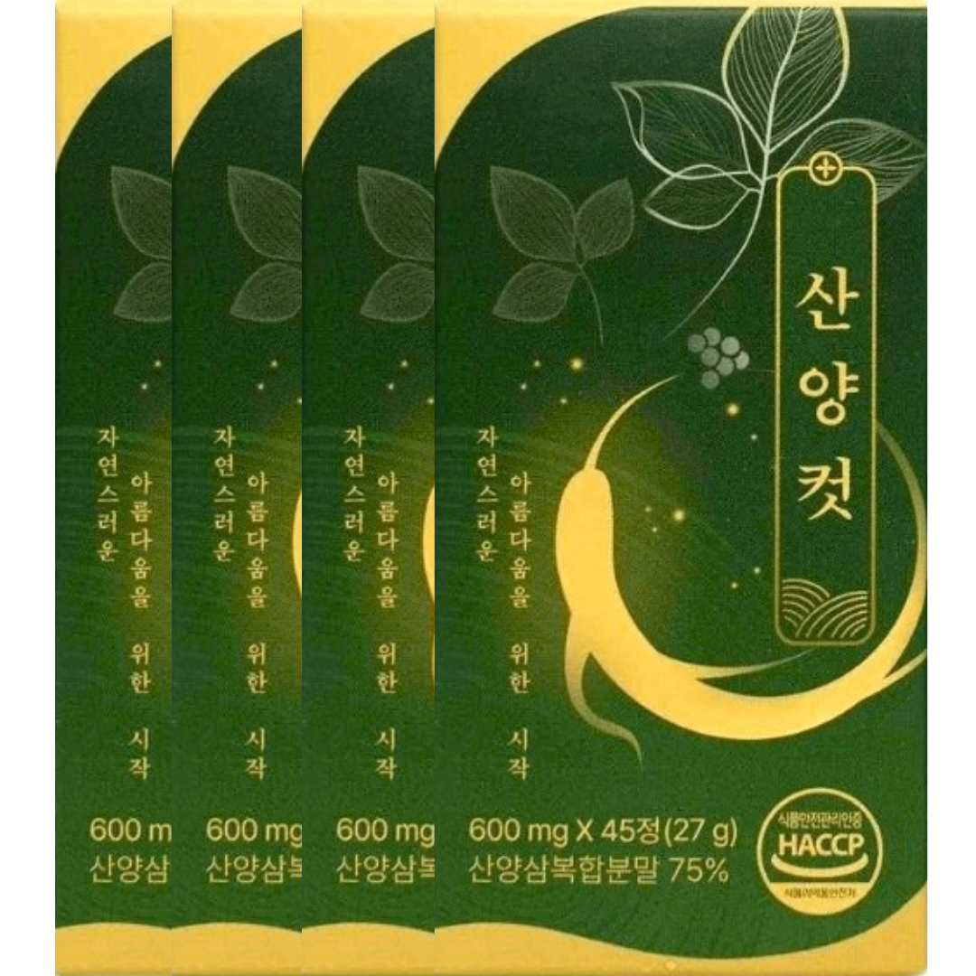 산양컷 600mg x 45정 x 4박스 60일분