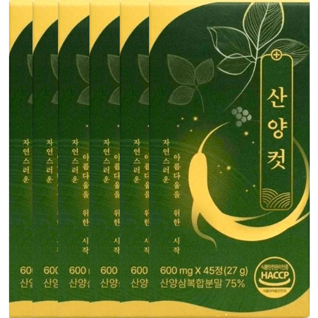 산양컷 600mg x 45정 x 6박스 90일분