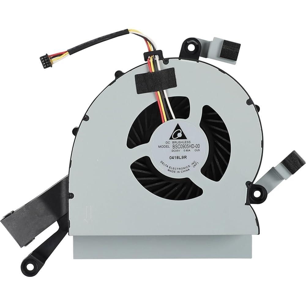 [해외] HP Pavilion AIO 24-R 27-R 27-r119 24-R114 24-R124 27-R014 27-R014UR 올인원 PC, P/N:939236-001 BSC0905HD-00 DC5V 0.80A용 CPU 냉각 팬 교체품 2