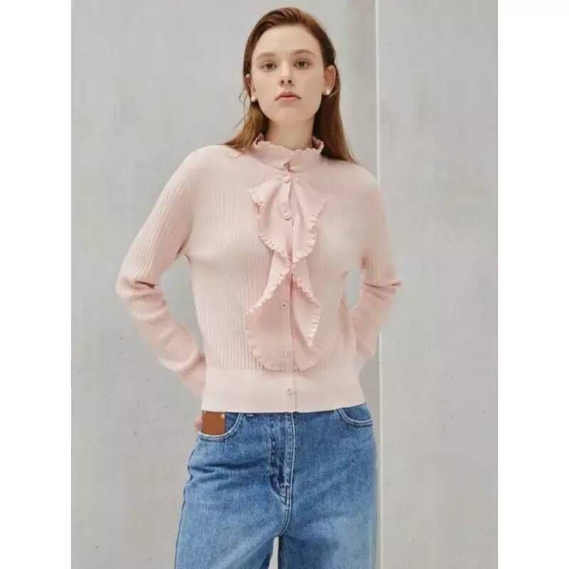 아이잗컬렉션프릴 리브 니트 풀오버 CS2A1PO231 1029736