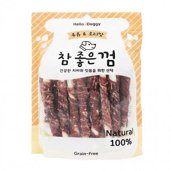 아트박스/익스트리모 우리 애기 Hello Doggy 참좋은껌 우유오리 스틱껌 24P