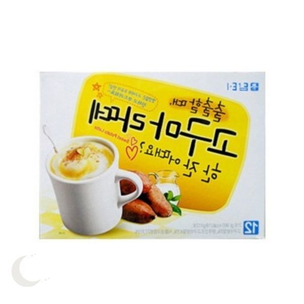 고구마 우유 혼합 분말 음료 스틱 달콤한 맛 티라떼 스타일 간편 차 홈카페 재료