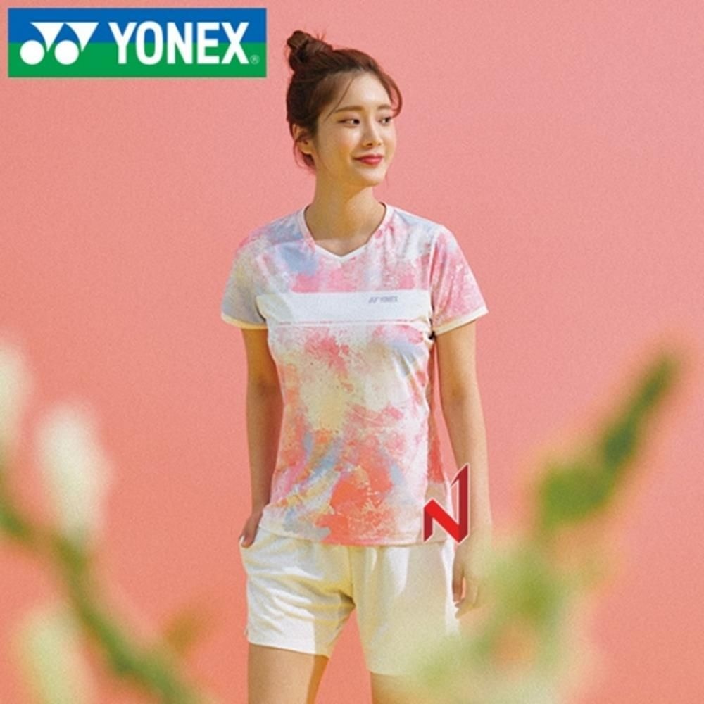 요넥스 반팔티 221TS014F 네온 핑크(여성) 머슬핏 등산 드라이핏 예쁜 코디