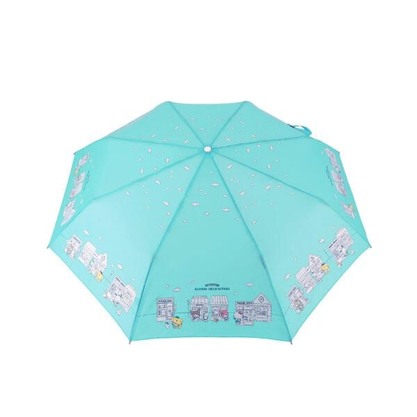 아트박스/키즈키즈 산리오와친구들 완전자동우산 민트C50593