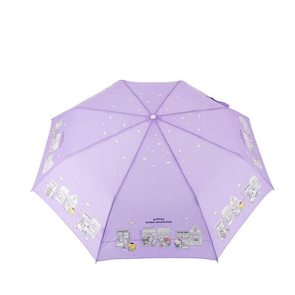 아트박스/키즈키즈 산리오와친구들 완전자동우산 보라C50616