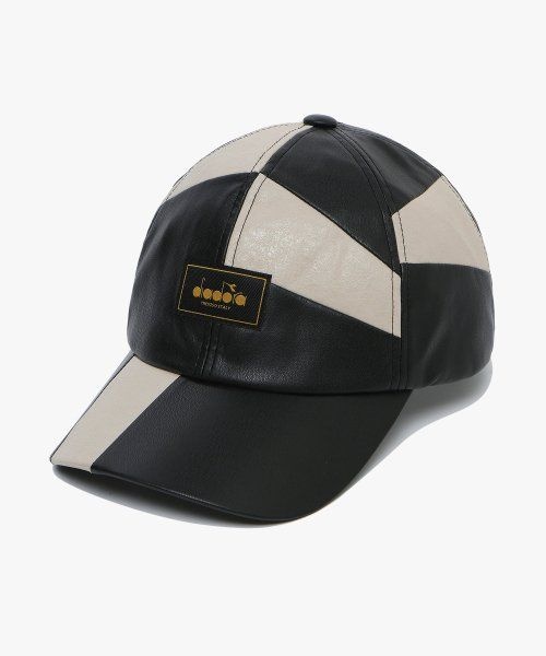 매장정품 디아도라 diadora 이크 컬러블럭 볼캡 BLACK D3443LCP09BLK