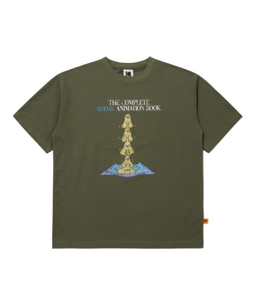 <매장정품> KODAK 코닥 소로나 애니매이션 그래픽 반팔 티셔츠 KHAKI K6223LRS60KHK 1507683