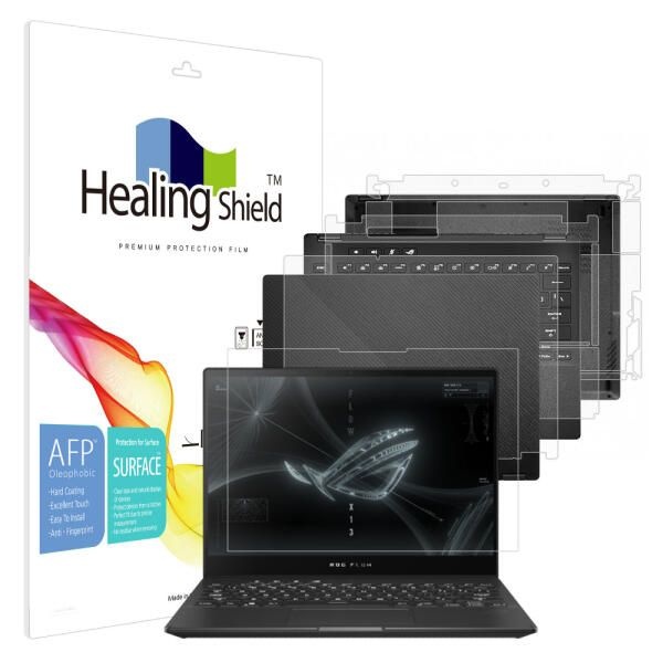 아트박스/힐링쉴드 ROG Flow X13 GV301RA-LJ039W 올레포빅 1매 외부3종