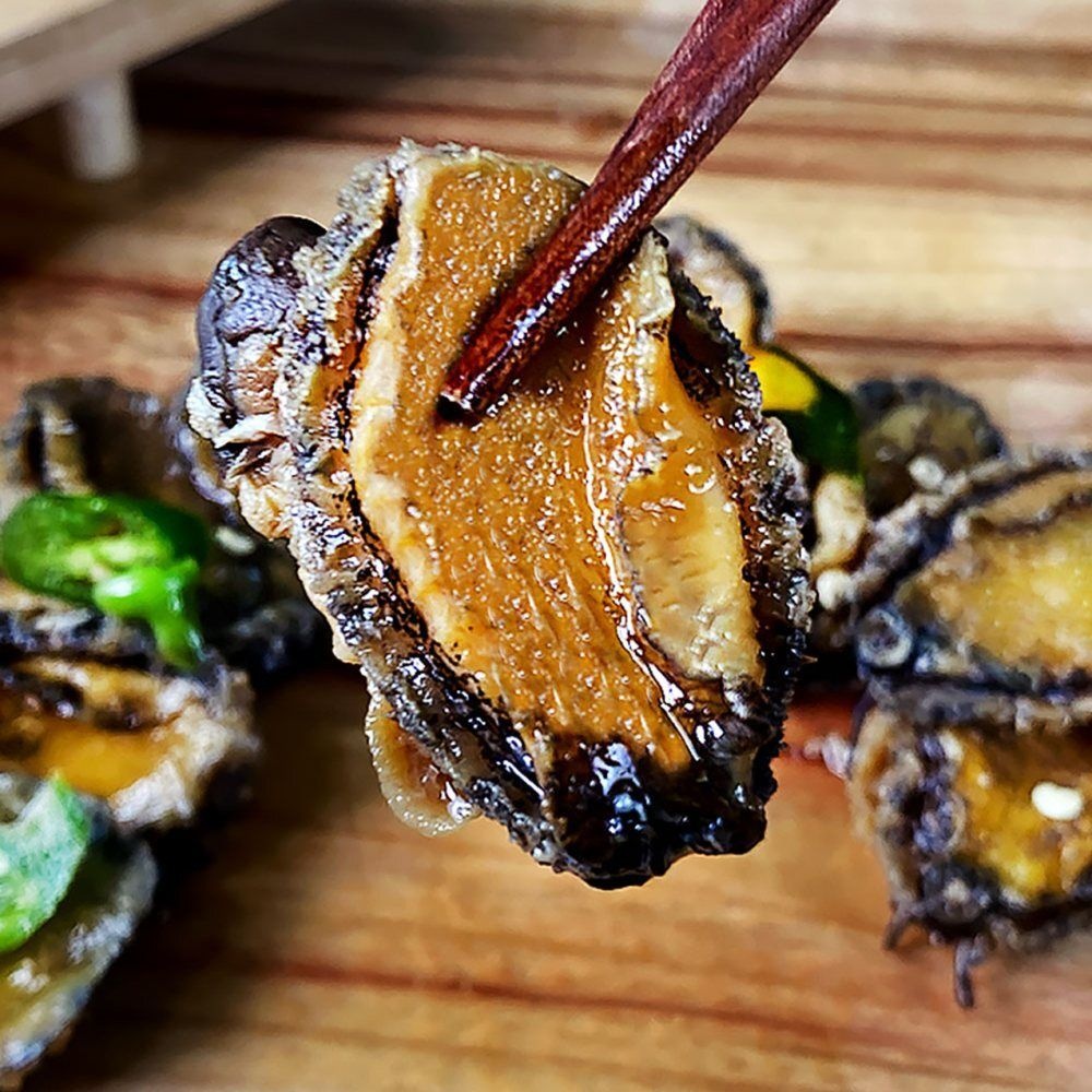 ALOHA-STORE 국산 완도 전복장 1KG 전복조림 완도전복장 간장전복