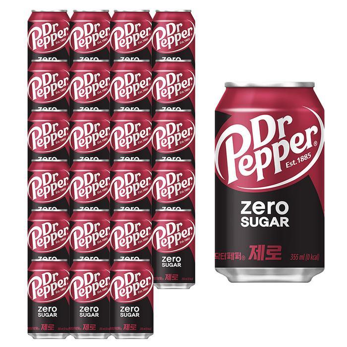 [콜라] 콜라 닥터페퍼 제로 355ML 24개 //sh