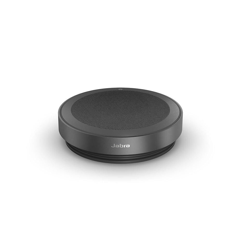 Jabra Speak2 75 (2025 에디션) 무선 블루투스 스피커폰 - 노이즈 캔슬링 마이크 4개, 65mm 스피커 - 새로운 연결 기능 - USB