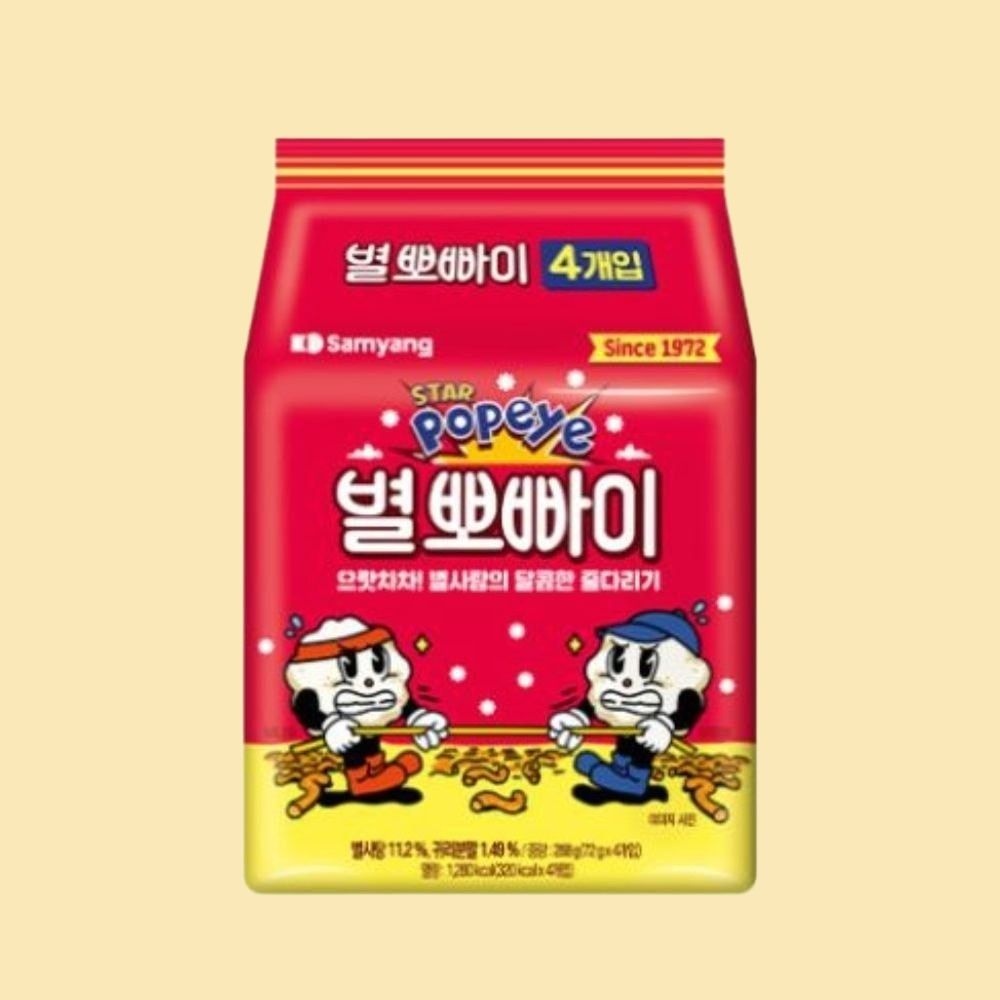 채스토어 협력사 별뽀빠이 과자 고소한 72g 24개