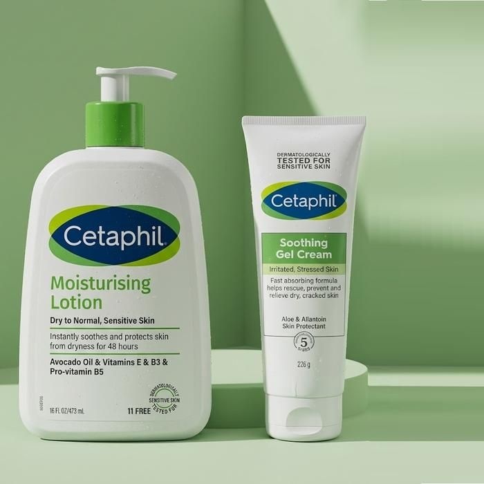 [세타필] 수딩젤 크림 226gx1+모이스춰라이징 로션 473mlx1 강력한 수분감