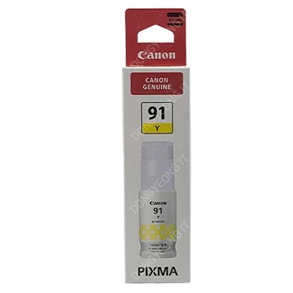 아트박스/익스트리모 Canon PIXMA 정품 G3970 잉크 노랑 GI-91 Y