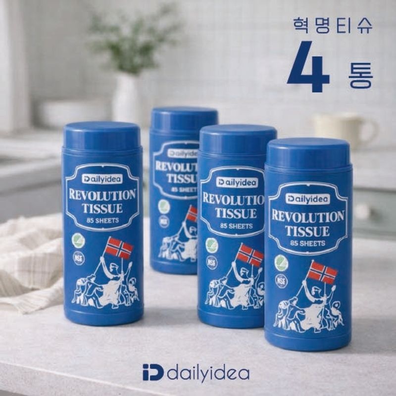 데일리아이디어 혁명티슈 (85매X4통)[35777075]