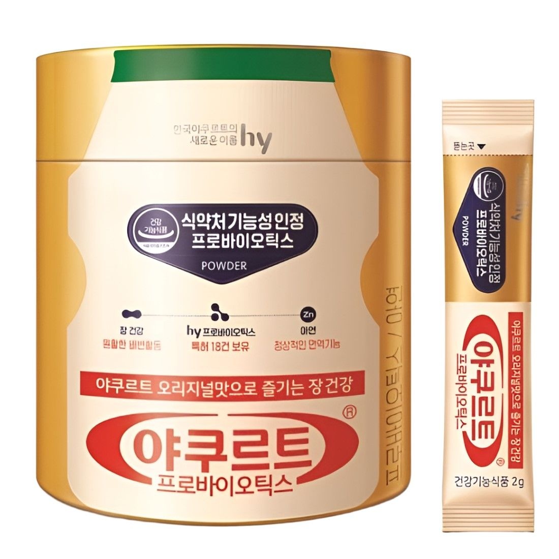 hy 한국 야쿠르트 프로바이오틱스 유산균 2g 60포