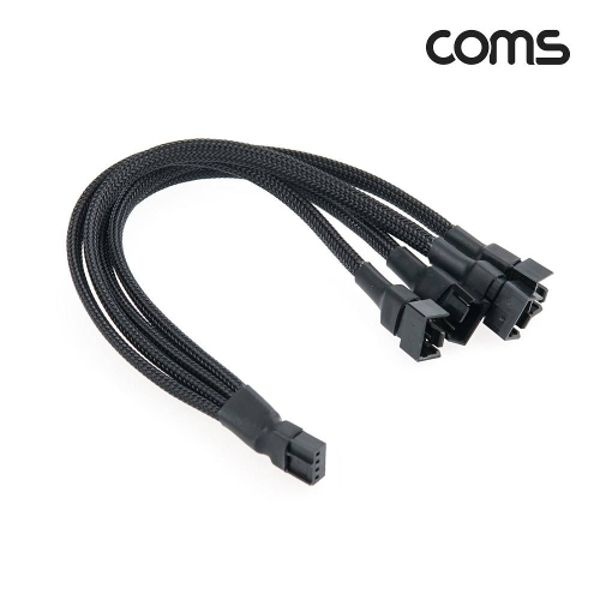 Coms PWM 쿨러 케이블 4핀 4P 4선 분배 Y형 12V전용 2...