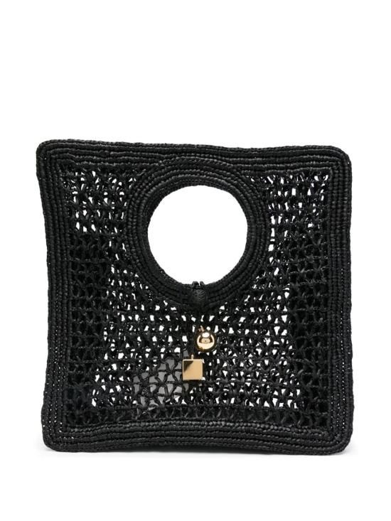 자크뮈스 26SS 자크뮈스 스피아자 스몰 스퀘어 백 BAW00421AW00513 990 BLACK DOM