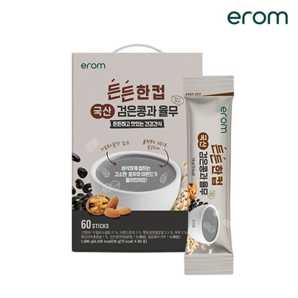 [패션플러스][황성주생식]이롬 든든한컵 검은콩과 율무 1박스(60입)