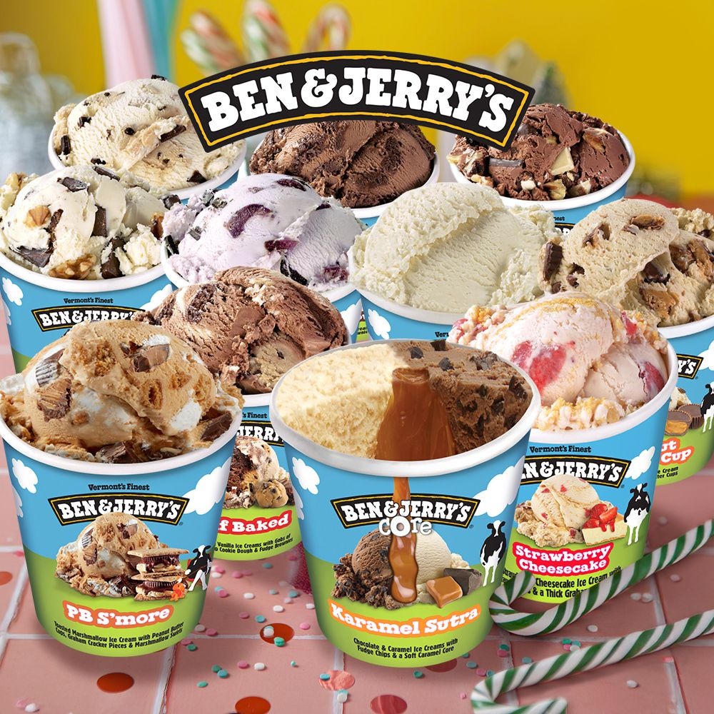 [롯데온] 벤앤제리스 아이스크림 파인트 473ml 11종 4가지 골라담기 (28,900원/무료)